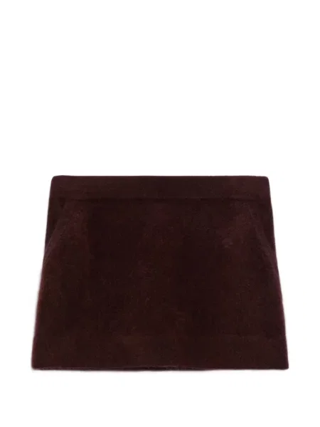 Fusta mini Dorothee Schumacher tricotate maro