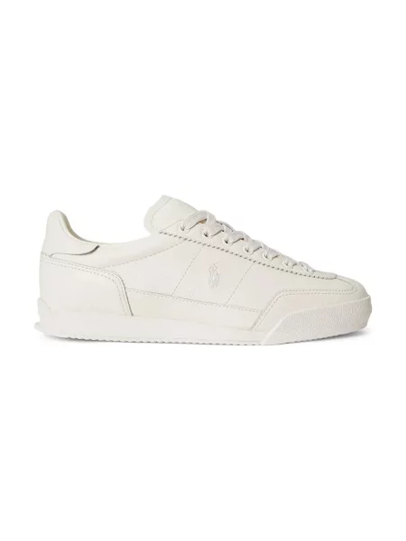 Sneakerși Polo Ralph Lauren din piele alb