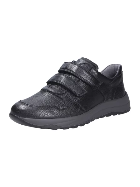 Sneakersy Waldläufer skórzane czarne