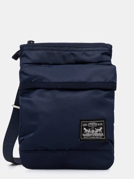 Torbica za okoli pasu Levi's MISSION BAY POUCH modra