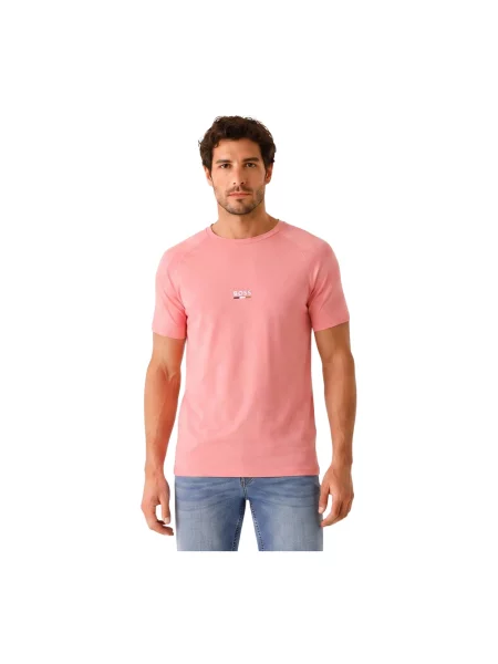 BOSS T-Shirt jasny różowy