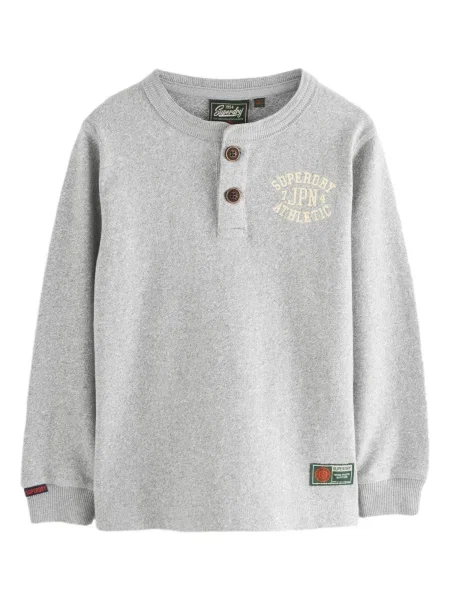 Superdry & Co Tricou galben deschis gri