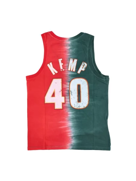 Tie dye krawat Mitchell & Ness wiązany