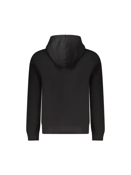 Bluza z kapturem Guess z kapturem z logo czarna