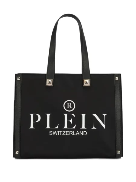 Geantă de mână Philipp Plein cu imagine negru