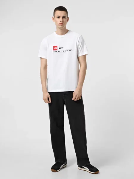 Футболка The North Face білий
