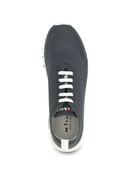 Sneakerși Kiton tricotate gri