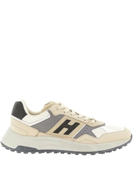 Sneakersy Hogan zamszowe białe
