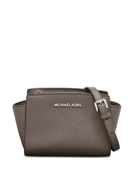 Geanta de piele Michael Kors din piele gri