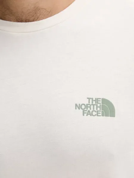 Футболка The North Face з принтом бежевий