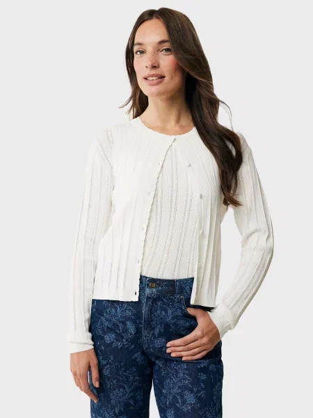 Кофти та светри MEXX поліамід/поліестер білий