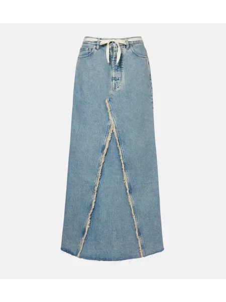 Fustă din denim Maison Margiela albastru