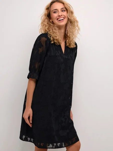 Cream Rochie CRYana' negru
