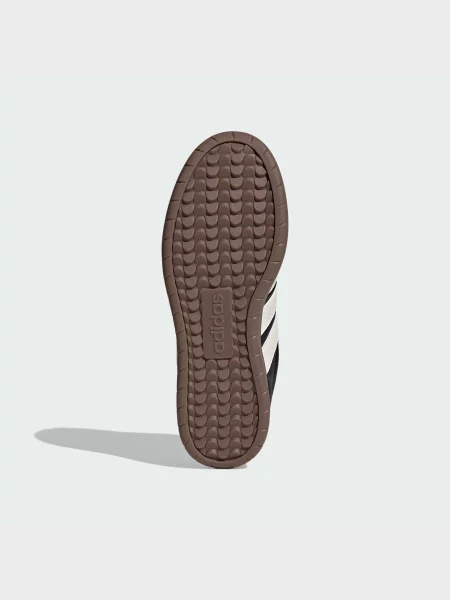 Кожаные кеды Adidas черные