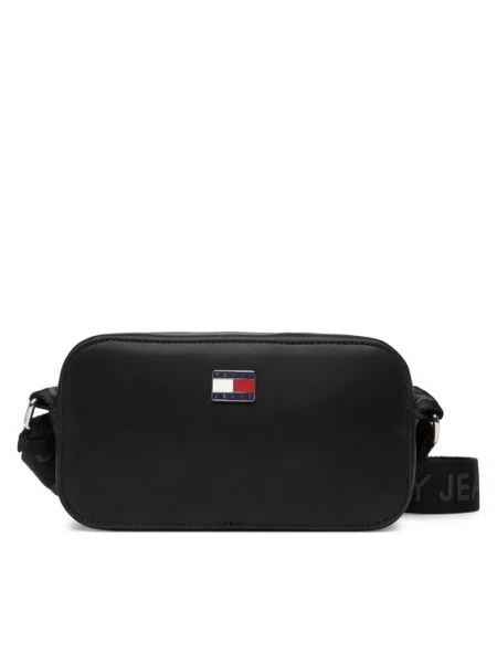 Tommy Jeans Geantă de umăr roșu intens alb negru