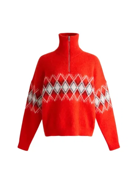 Sweter Fusalp czerwony