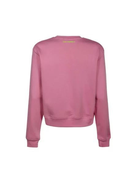 Bluza sportowa Karl Lagerfeld różowa