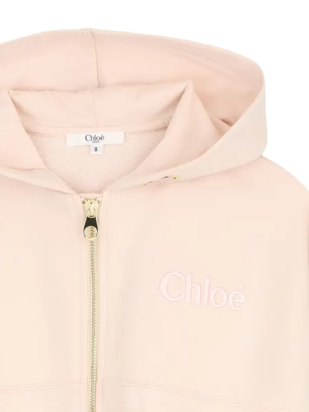 Bluza z kapturem dziecięca Chloe różowa