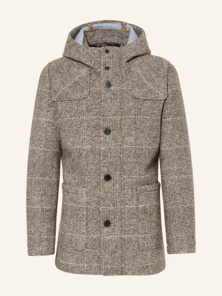 Milestone Parka Msfleming grau brązowa