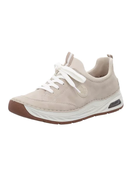 Sneakersy Rieker skórzane beżowe