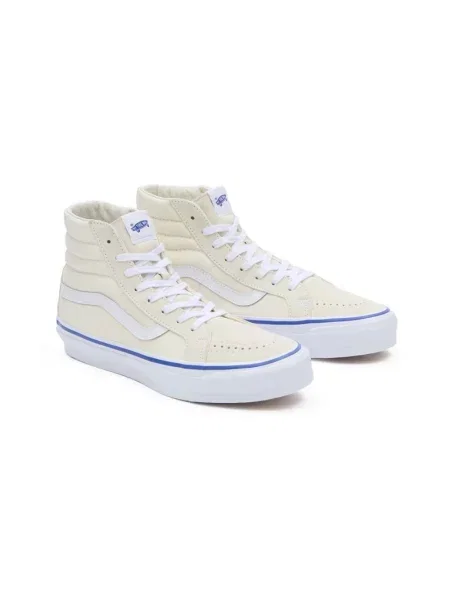 Sneakersy Vans skórzane beżowe