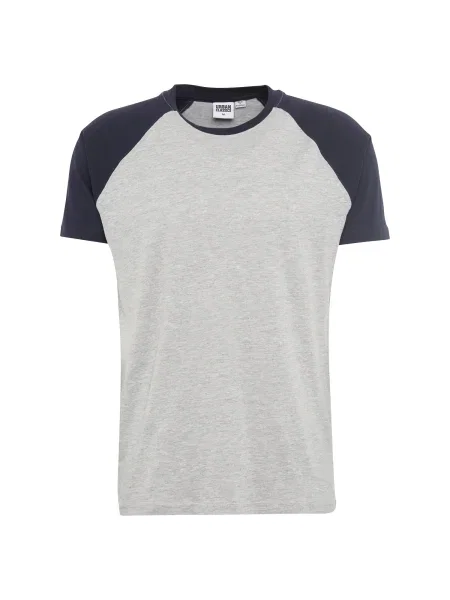 Urban Classics Tricou bleumarin / amestecat gri