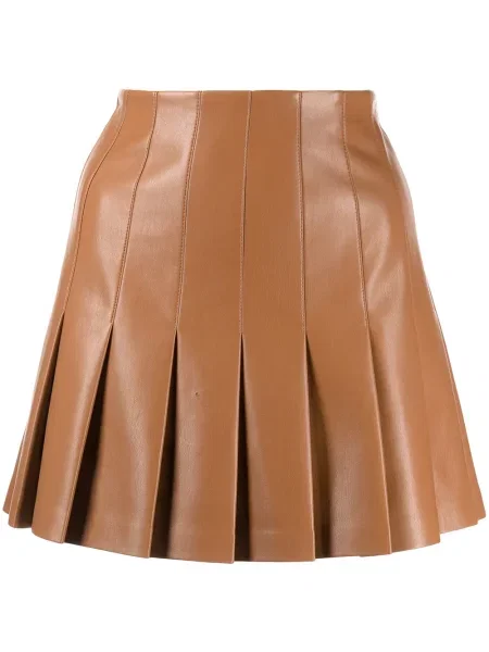Fusta plisata Alice+olivia plisată maro