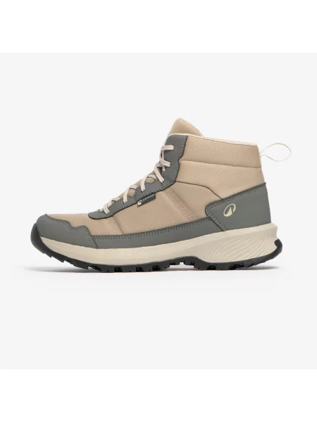 Buty turystyczne Quechua mid wodoodporne beżowe