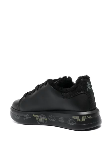 Sneakersy Premiata sznurowane koronkowe czarne