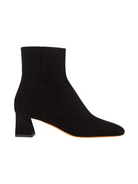 Buty do kostki Santoni skórzane czarne