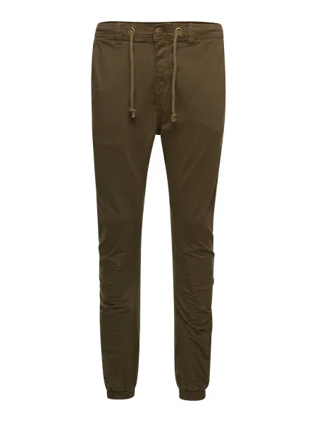 Urban Classics Kalhoty olivová černé