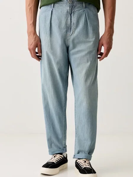 Pantaloni chino G-star conici albastru