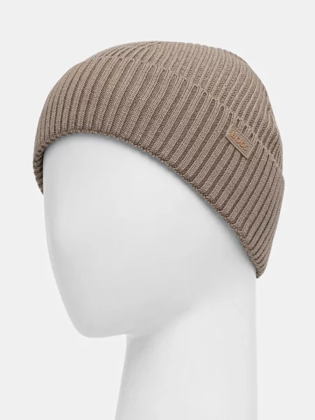 Шапка з додаванням вовни BOSS Orange зелений