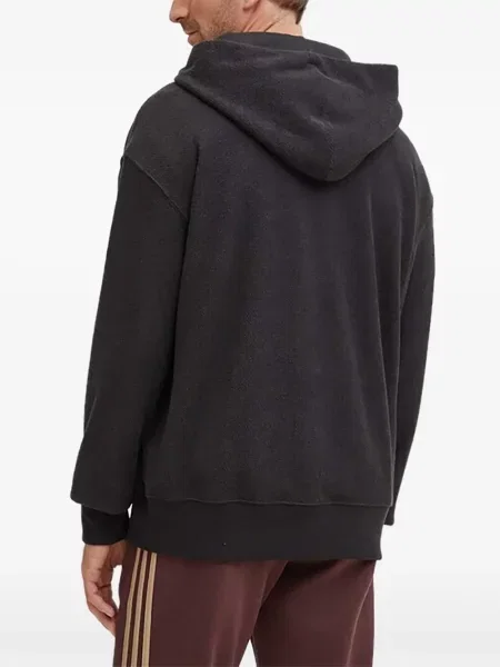 Hanorac cu glugă Adidas negru