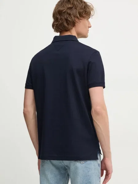 Polo tričko Tommy Hilfiger tmavomodrá s aplikací