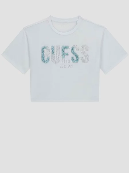 Дитяча Футболка GUESS Kids світло-сірий сіра