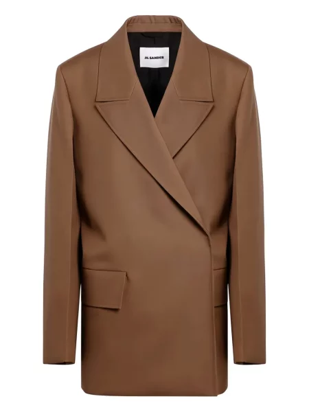 Sacou Jil Sander de lână maro