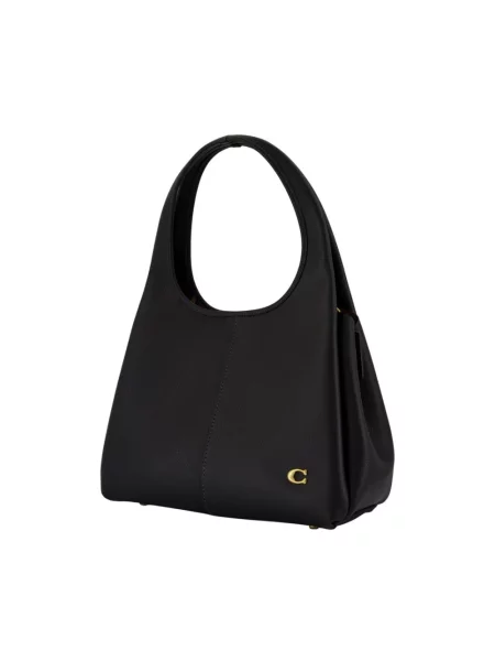 Coach torebka skórzana Lana Shoulder Bag czarna