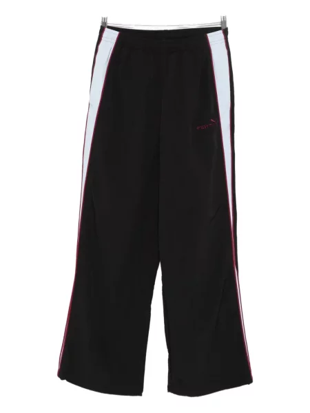 Prugaste hlače Fenty X Puma crna