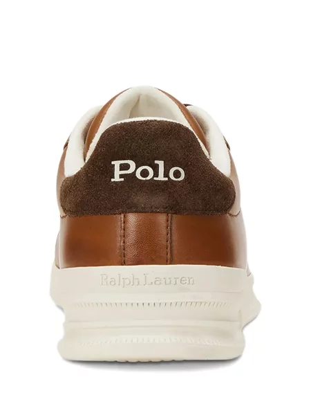 Široká pruhovaná peněženka Polo Ralph Lauren s výšivkou zelená