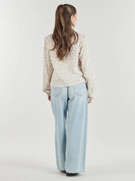 Cămașă Pieces bej