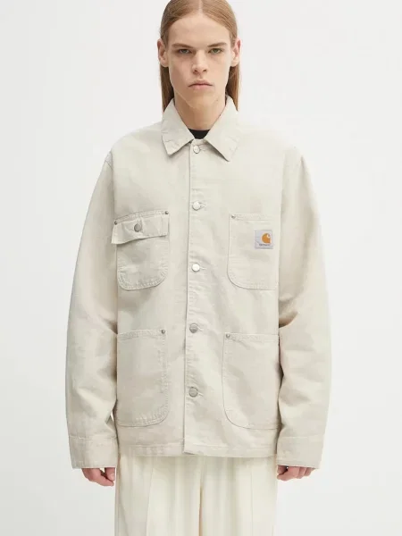 Carhartt WIP jachetă de in Walter Chore de tranziție bej