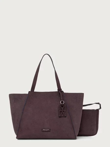 Marc O'Polo torebka shopper zamszowa