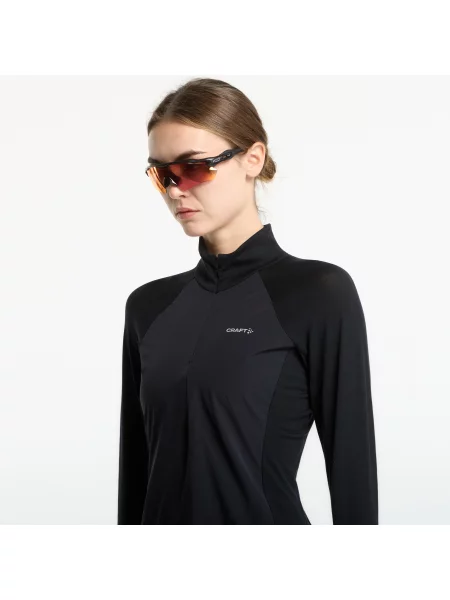Tricou Craft Wool Wind HZ LS Black M negru