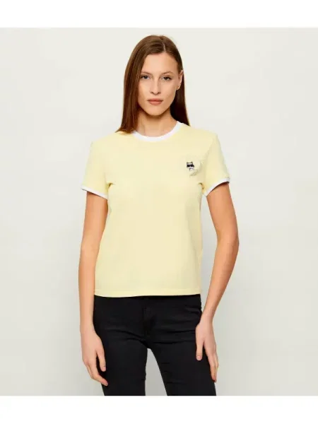 Karl Lagerfeld Tricou Ikon galben