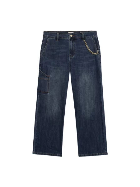 Jeansy skinny Oltre niebieskie