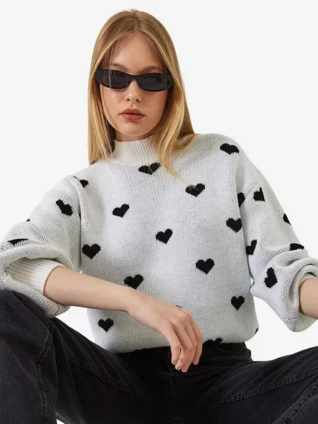 Bianco Lucci Pulover Pullover mešane barve