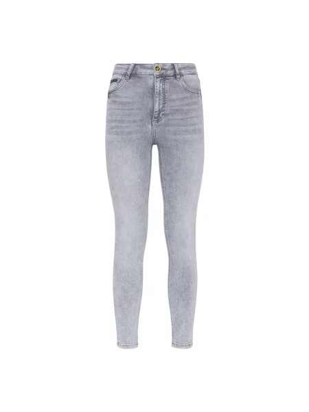 Skinny jeansy skinny Philipp Plein niebieskie