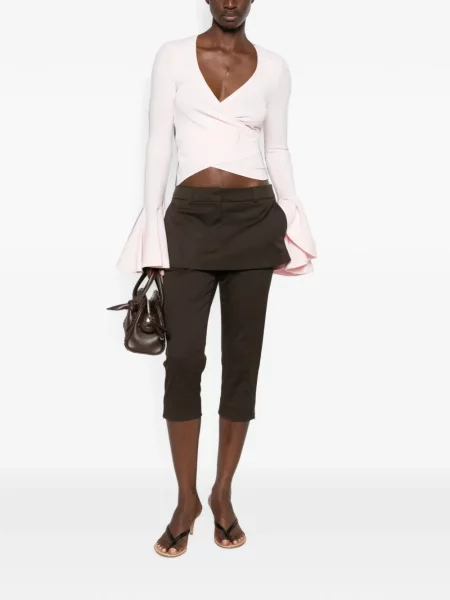 Pulover Jacquemus evazat roz