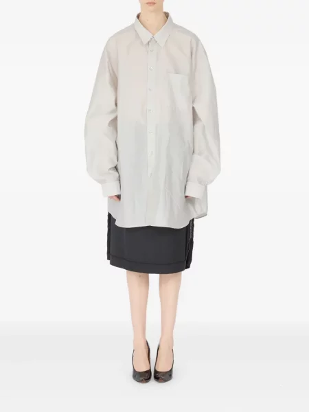 Cămașă Maison Margiela lungă alb